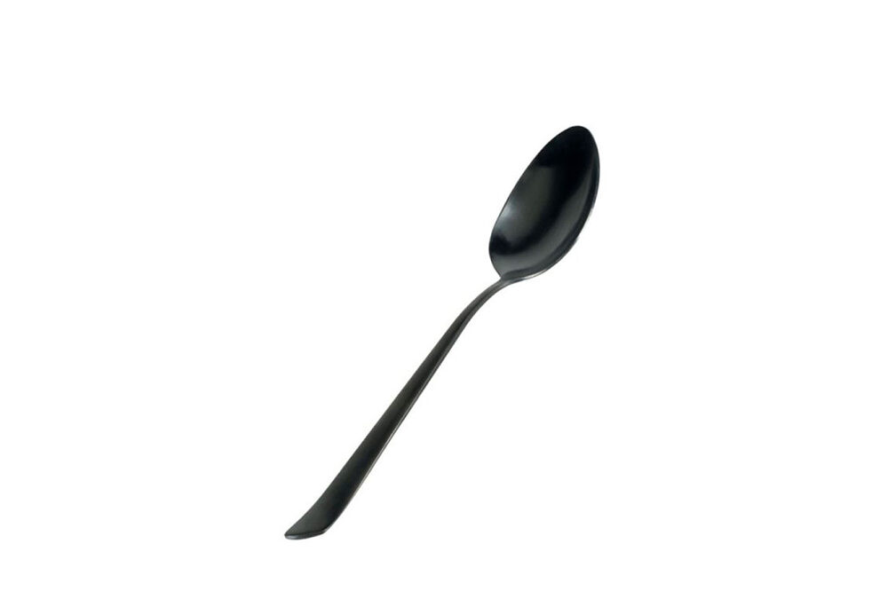 Cuillère plastique noire