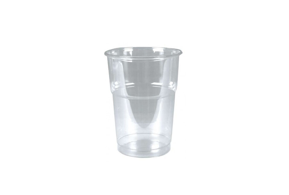 Goblet plastique transparent