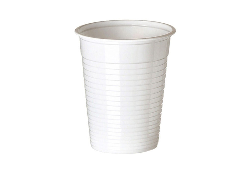 Goblet plastique blanc