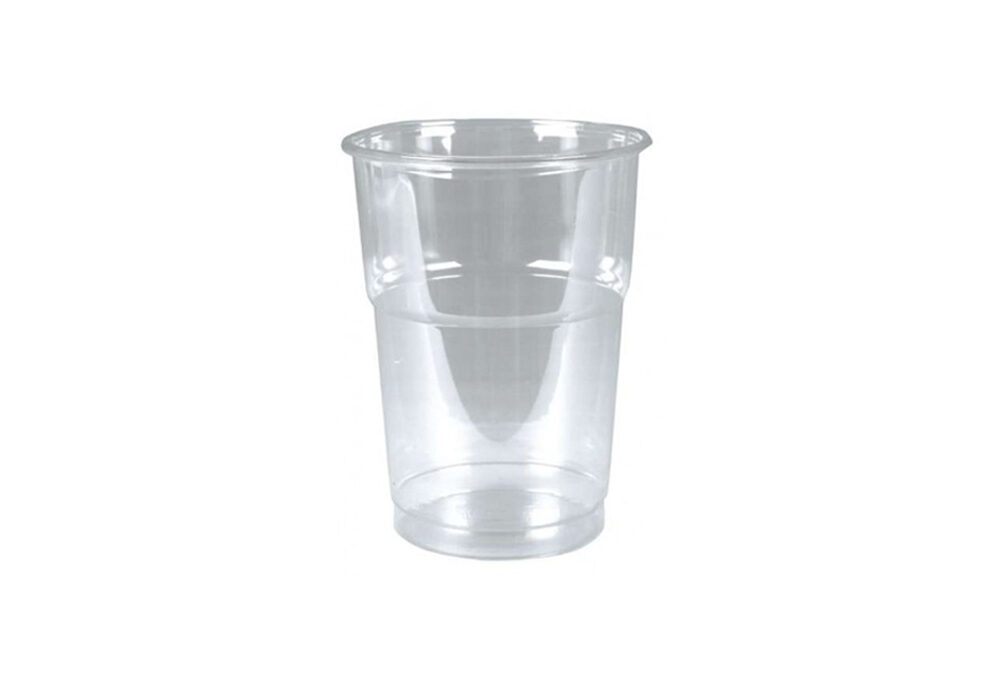 Goblet plastique transparent