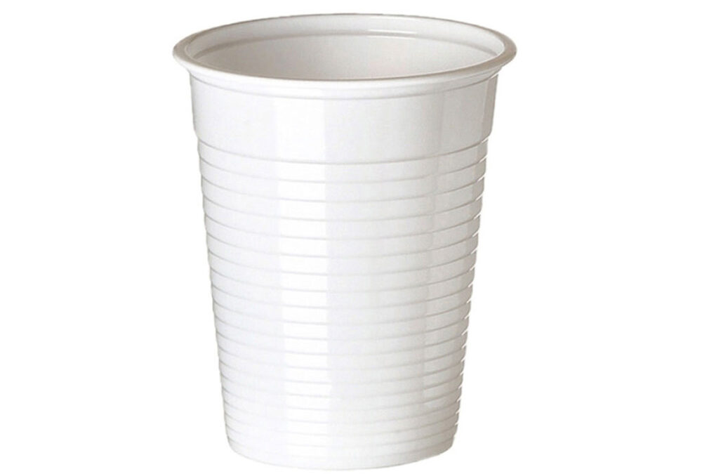 Goblet plastique blanc