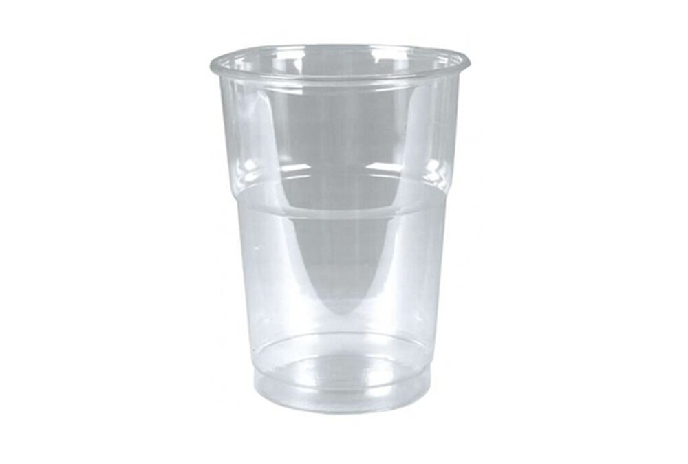 Goblet plastique transparent