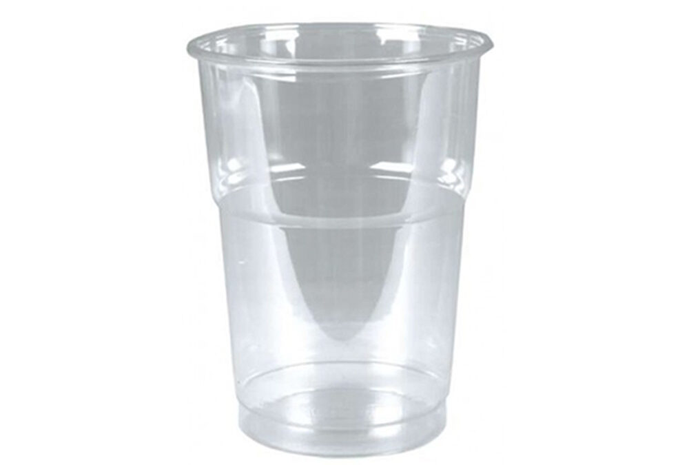 Goblet plastique transparent