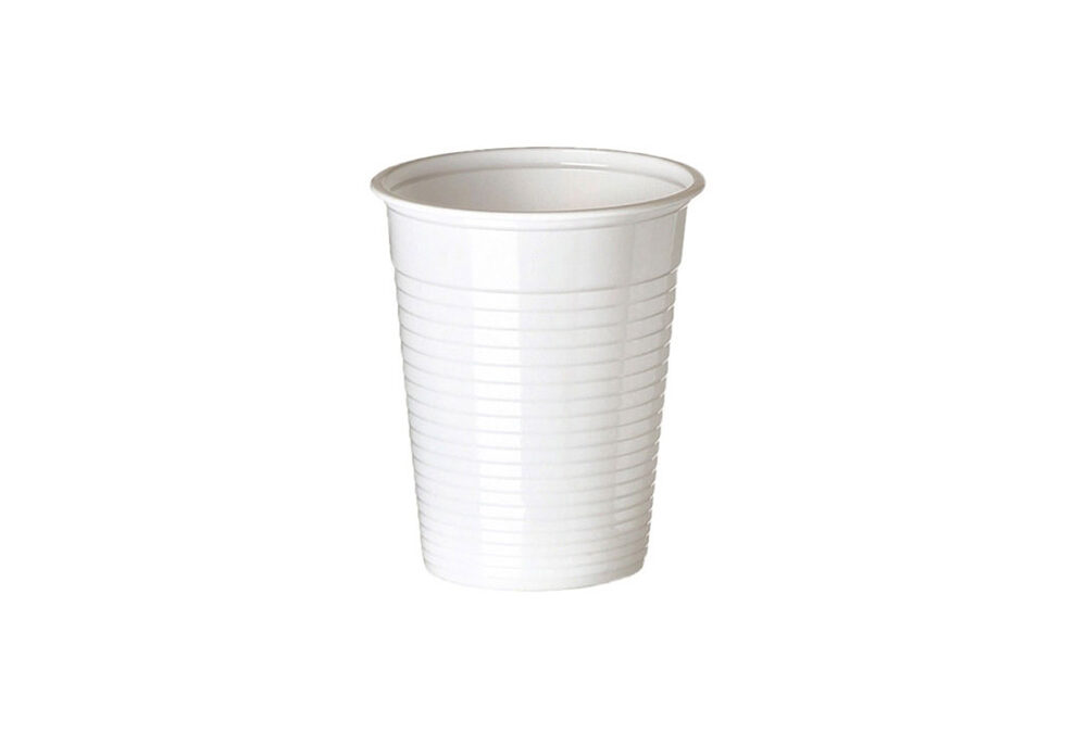 Goblet plastique blanc