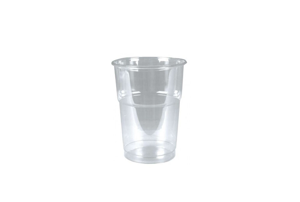 Goblet plastique transparent