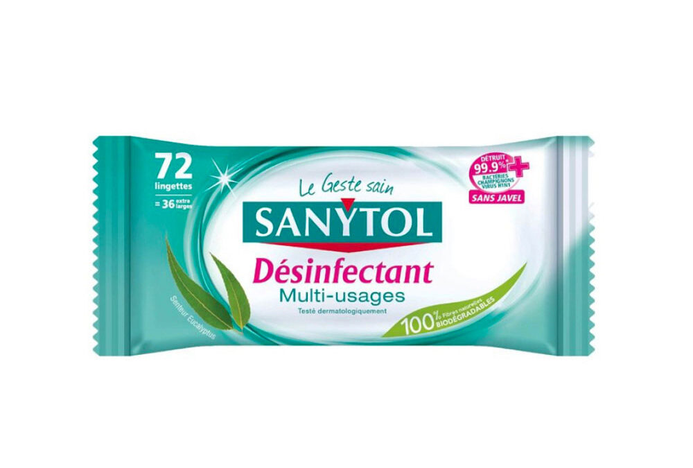 Lingettes désinfectants sanytol