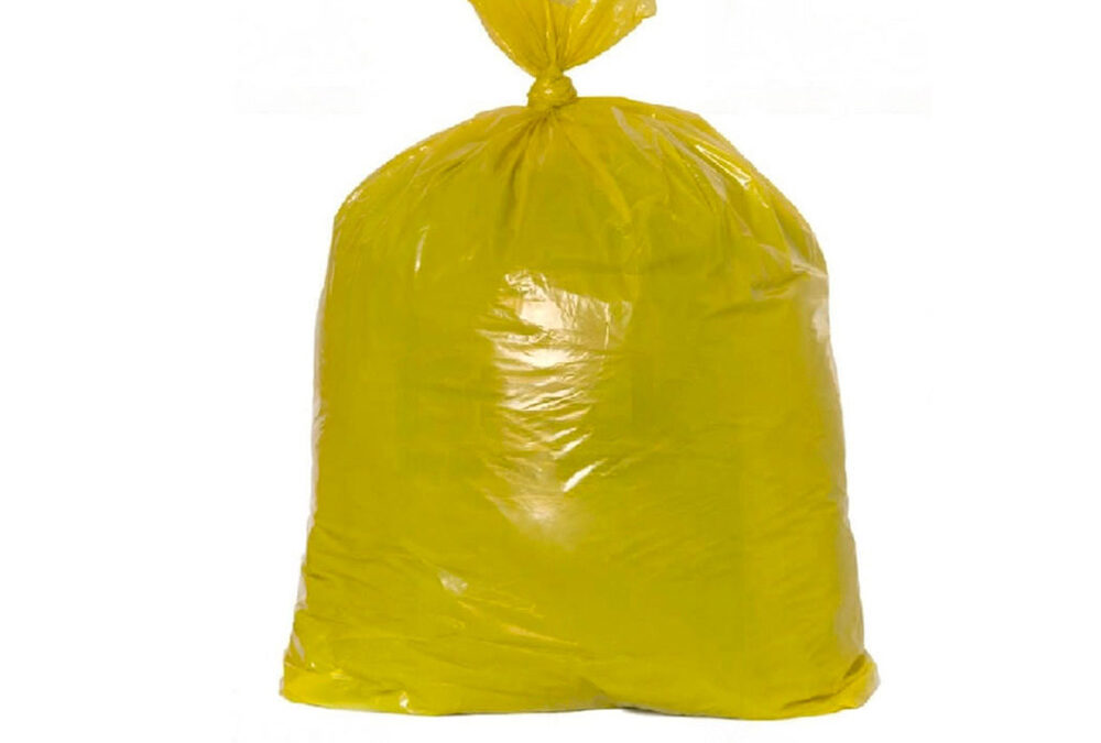 Sac poubelle jaune