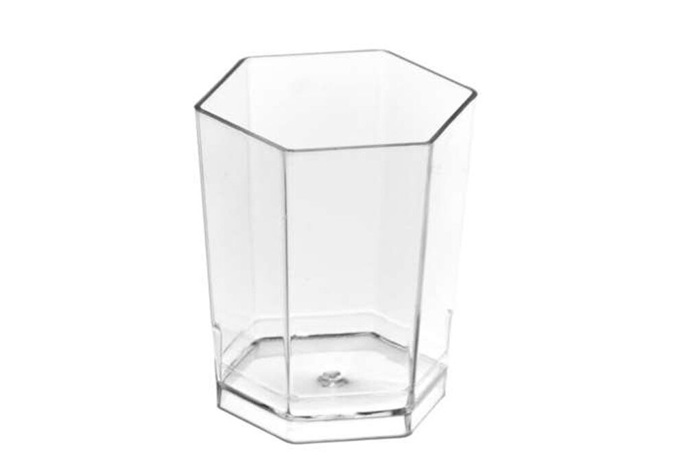 Verrine cristal hexagonale